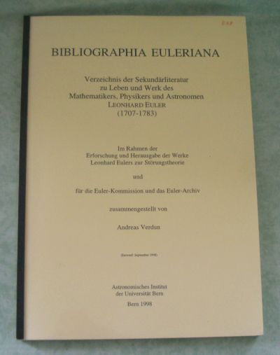 Bibliographia Euleriana