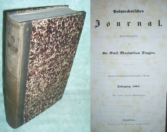 Dingler, Polytechnisches Journal. 1862