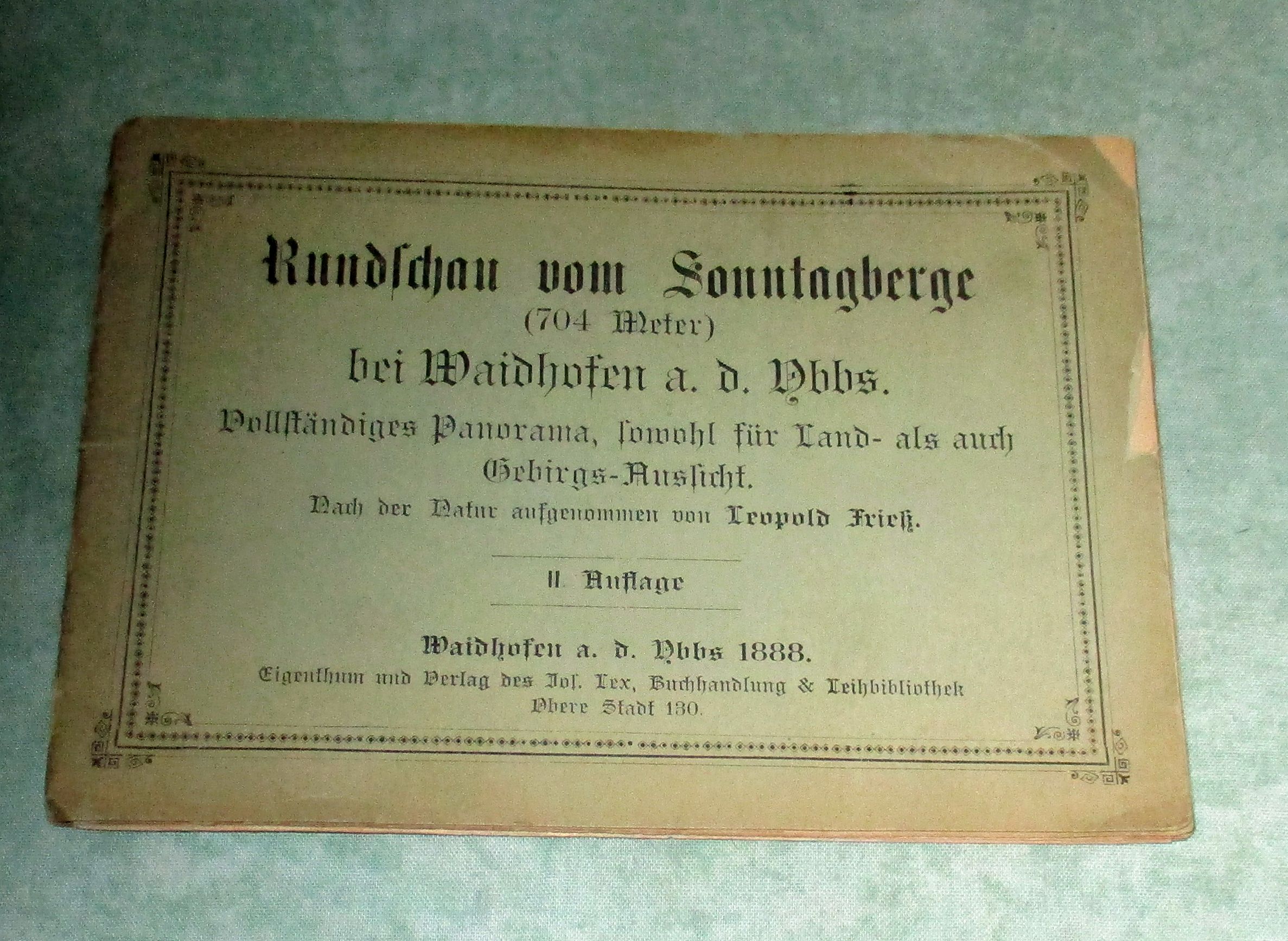 Rundschau Sonntagberge