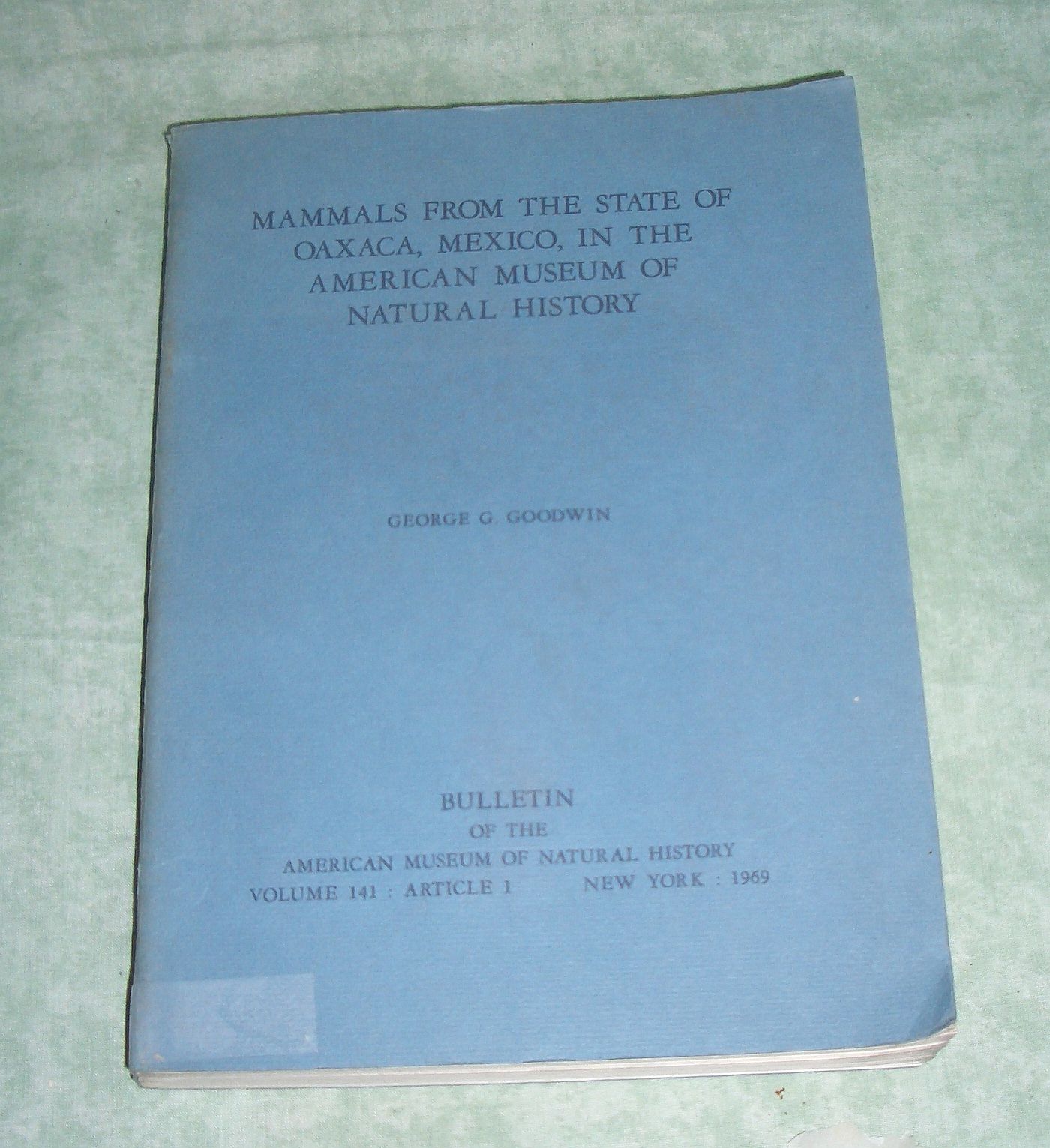 Goodwin, Mammals
